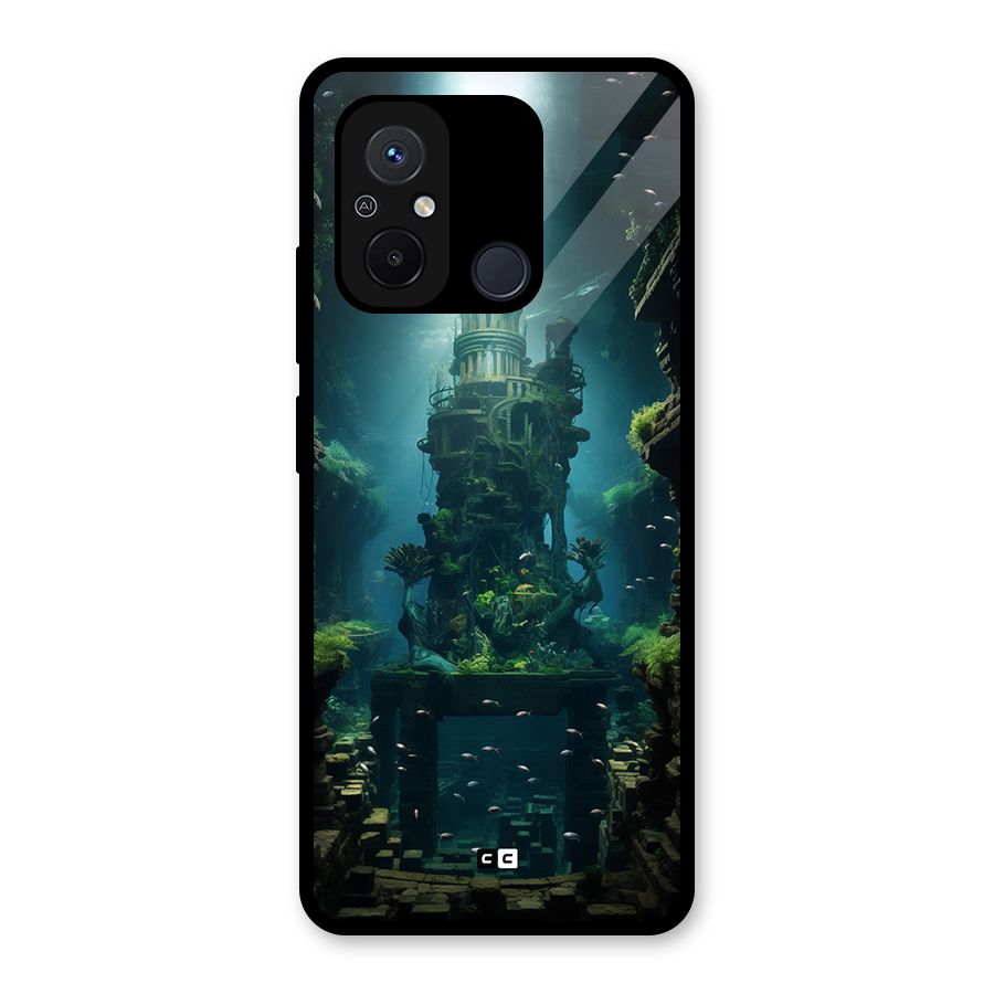 World Under Water Glass Back Case for Redmi 12C