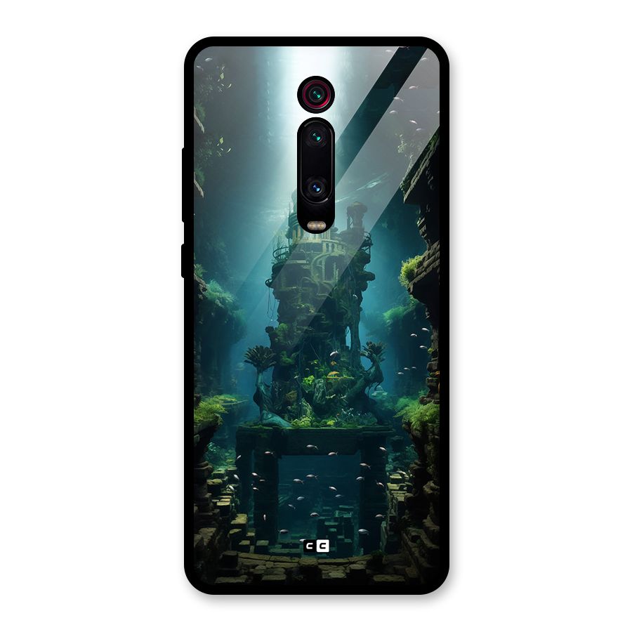 World Under Water Glass Back Case for Redmi K20 Pro