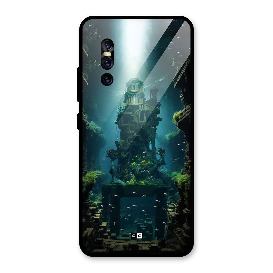 World Under Water Glass Back Case for Vivo V15 Pro