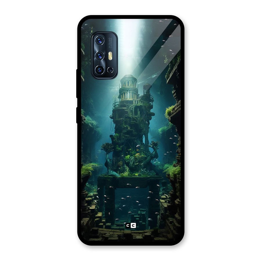 World Under Water Glass Back Case for Vivo V17