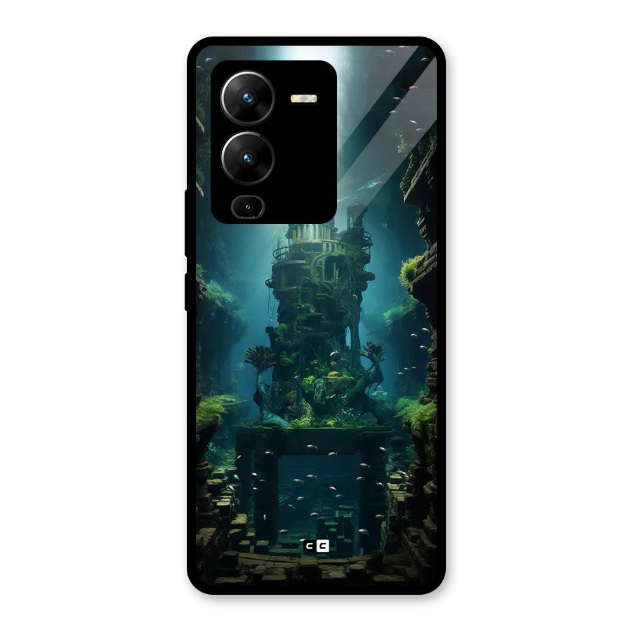 World Under Water Glass Back Case for Vivo V25 Pro