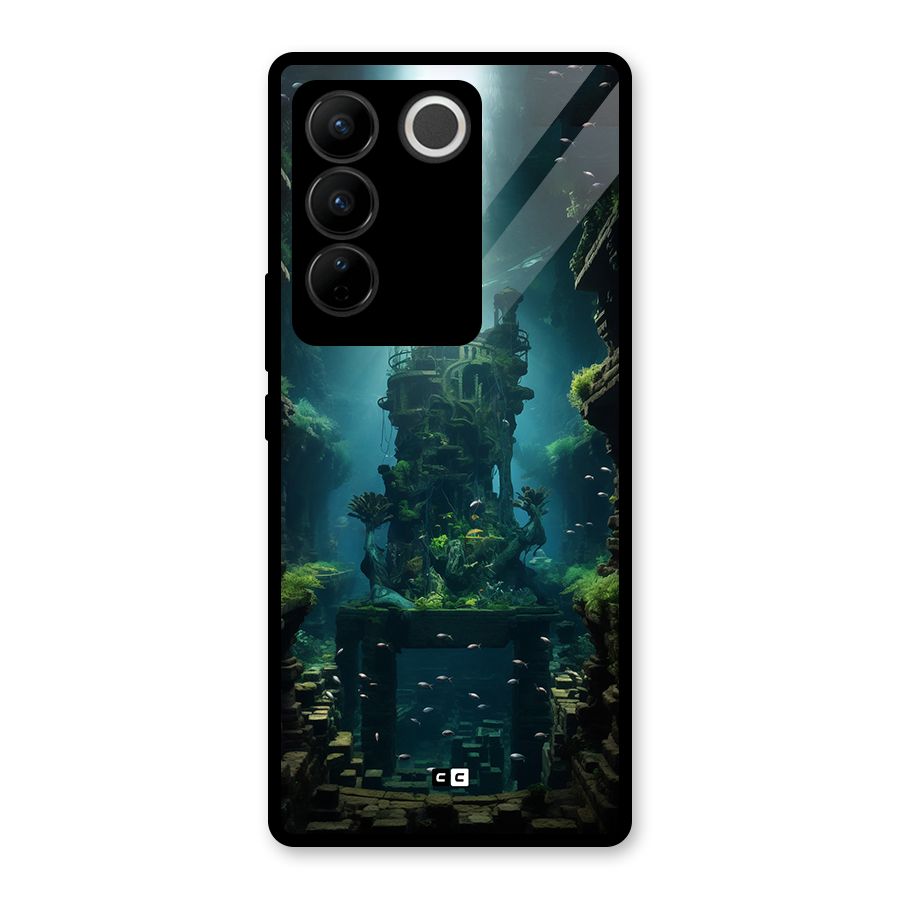 World Under Water Glass Back Case for Vivo V27 Pro