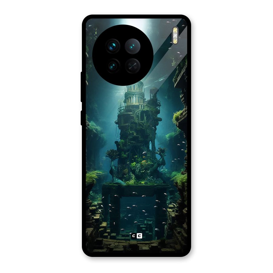 World Under Water Glass Back Case for Vivo X90