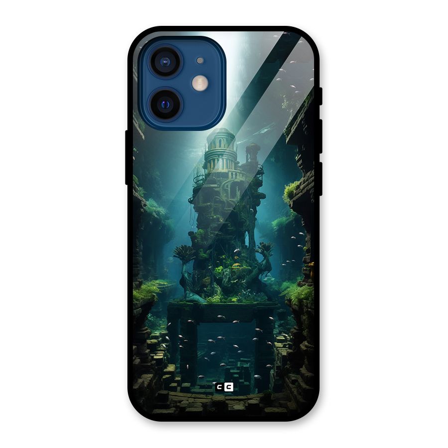 World Under Water Glass Back Case for iPhone 12 Mini