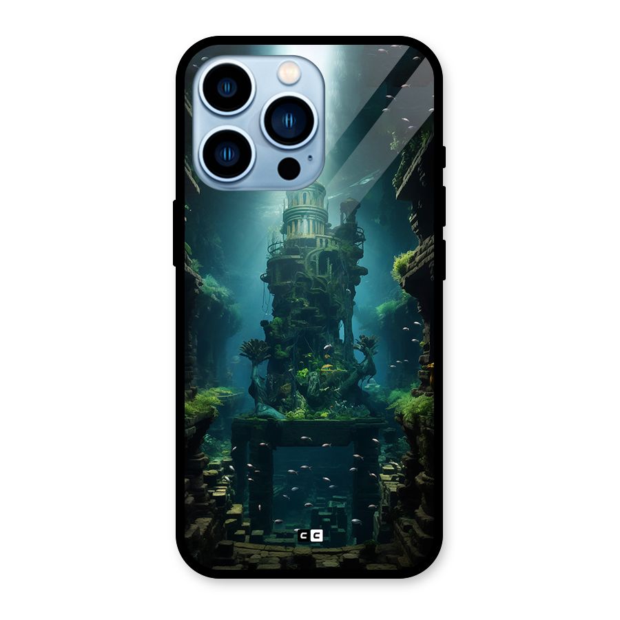 World Under Water Glass Back Case for iPhone 13 Pro