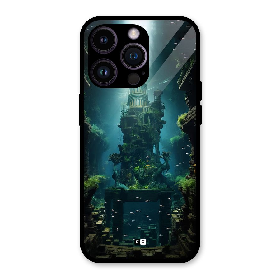 World Under Water Glass Back Case for iPhone 14 Pro