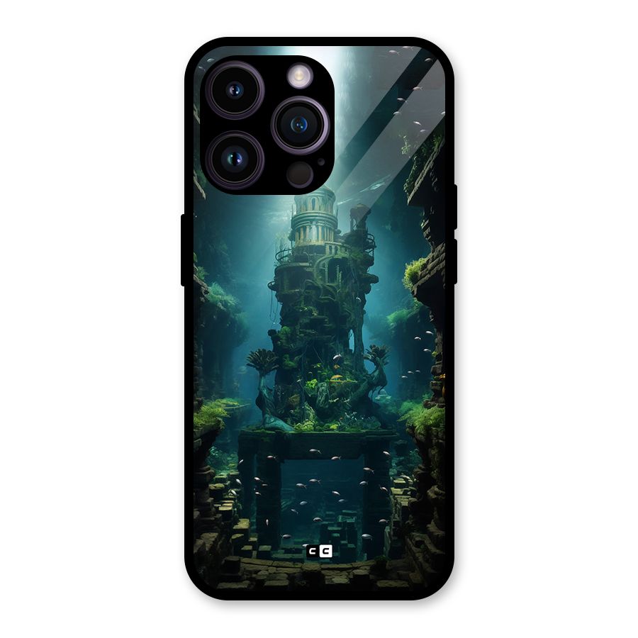 World Under Water Glass Back Case for iPhone 14 Pro Max