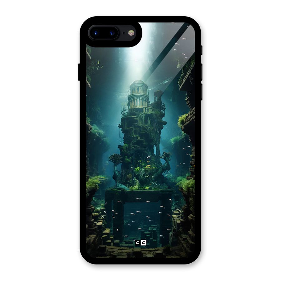 World Under Water Glass Back Case for iPhone 7 Plus
