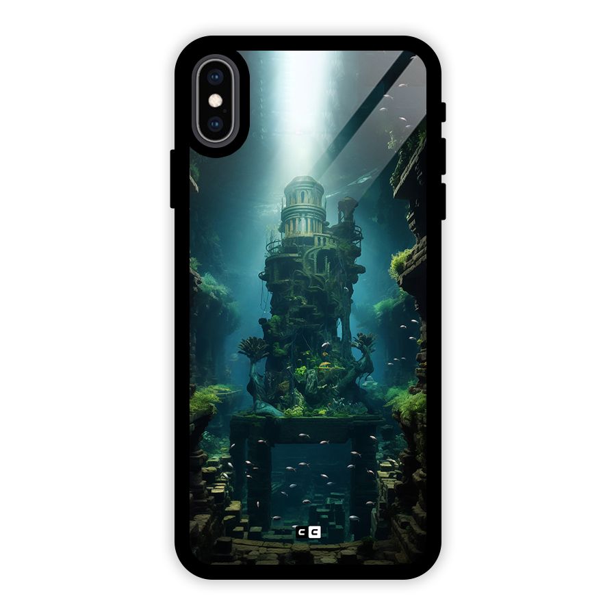 World Under Water Glass Back Case for iPhone XS Max