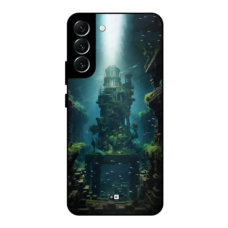 World Under Water Metal Back Case for Galaxy S22 Plus 5G