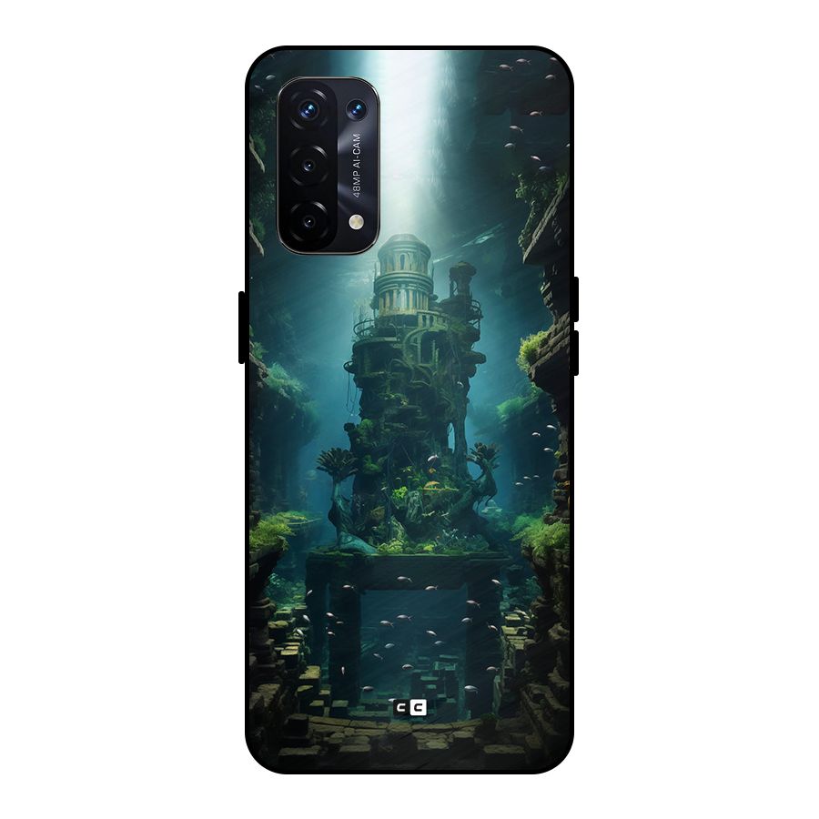 World Under Water Metal Back Case for Oppo A74 5G