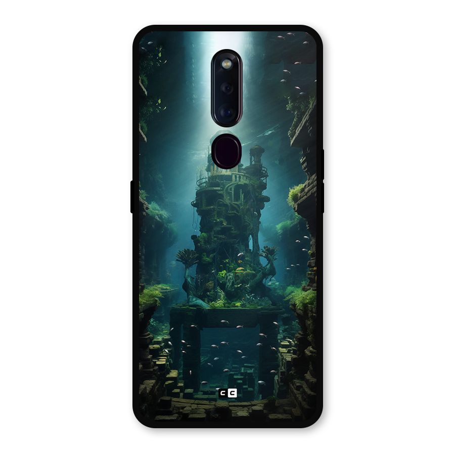 World Under Water Metal Back Case for Oppo F11 Pro