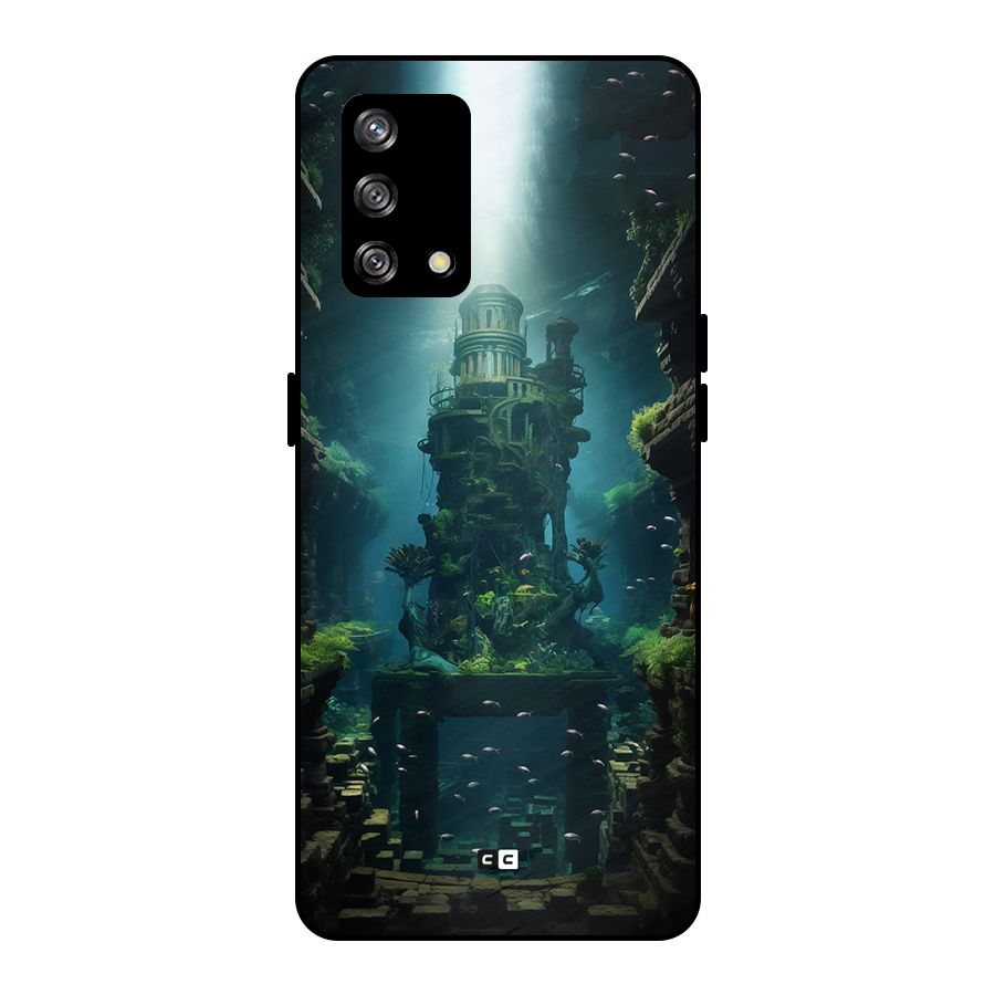 World Under Water Metal Back Case for Oppo F19