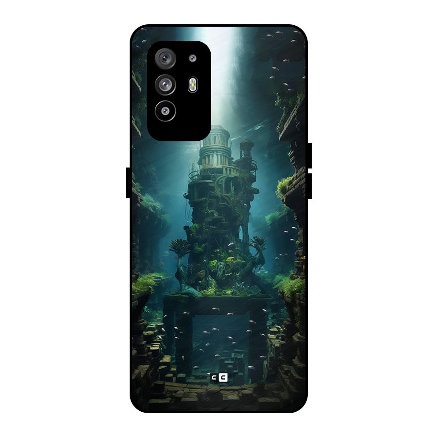 World Under Water Metal Back Case for Oppo F19 Pro Plus 5G