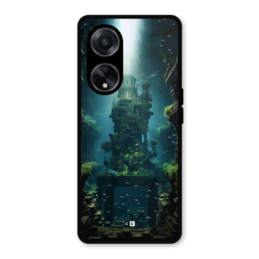 World Under Water Metal Back Case for Oppo F23