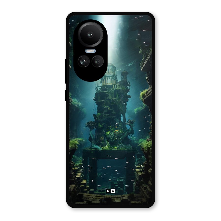World Under Water Metal Back Case for Oppo Reno10 Pro