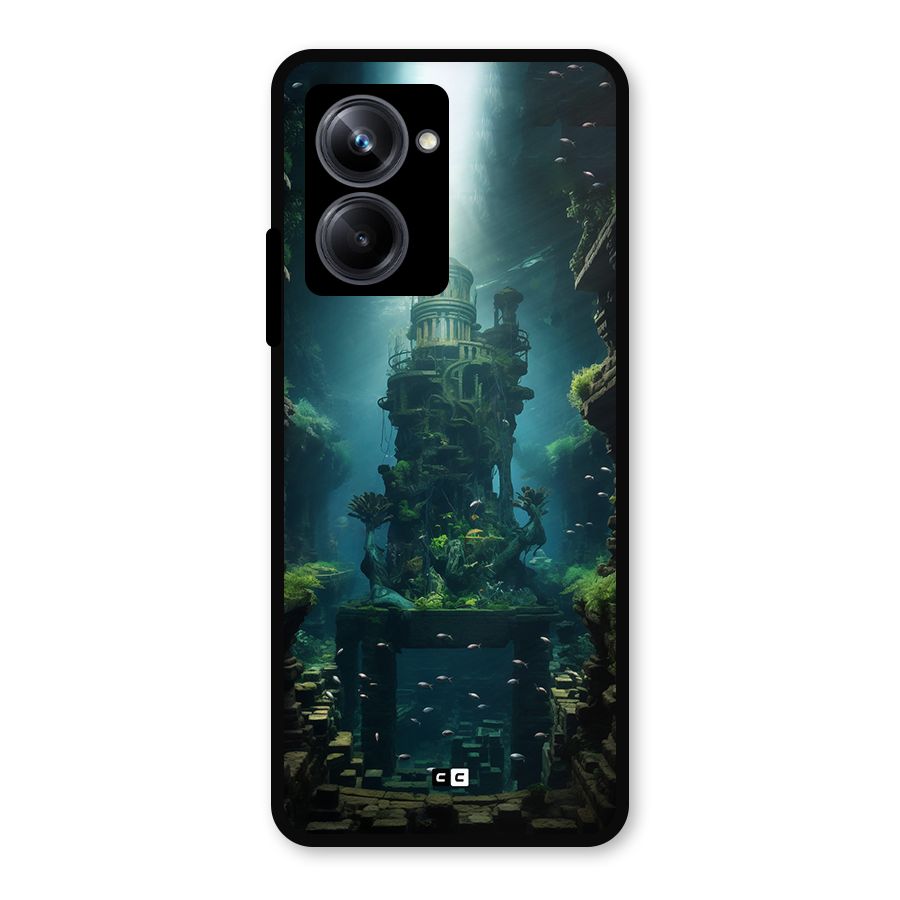 World Under Water Metal Back Case for Realme 10 Pro