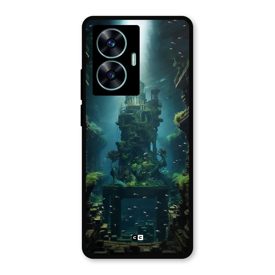 World Under Water Metal Back Case for Realme Narzo N55