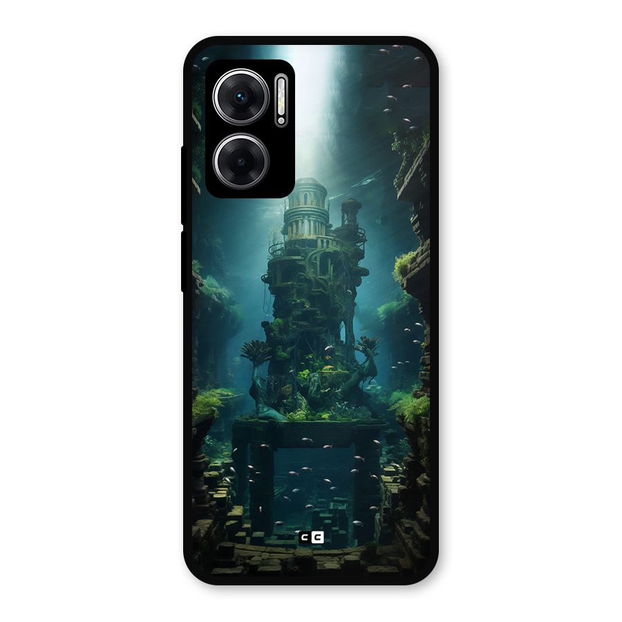 World Under Water Metal Back Case for Redmi 11 Prime 5G