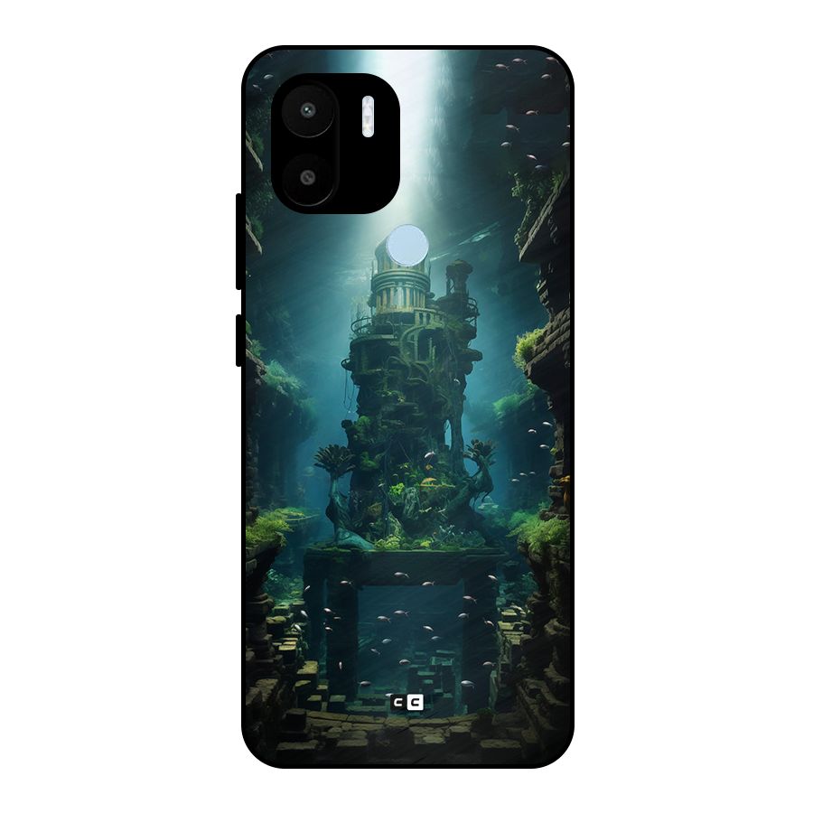 World Under Water Metal Back Case for Redmi A2 Plus