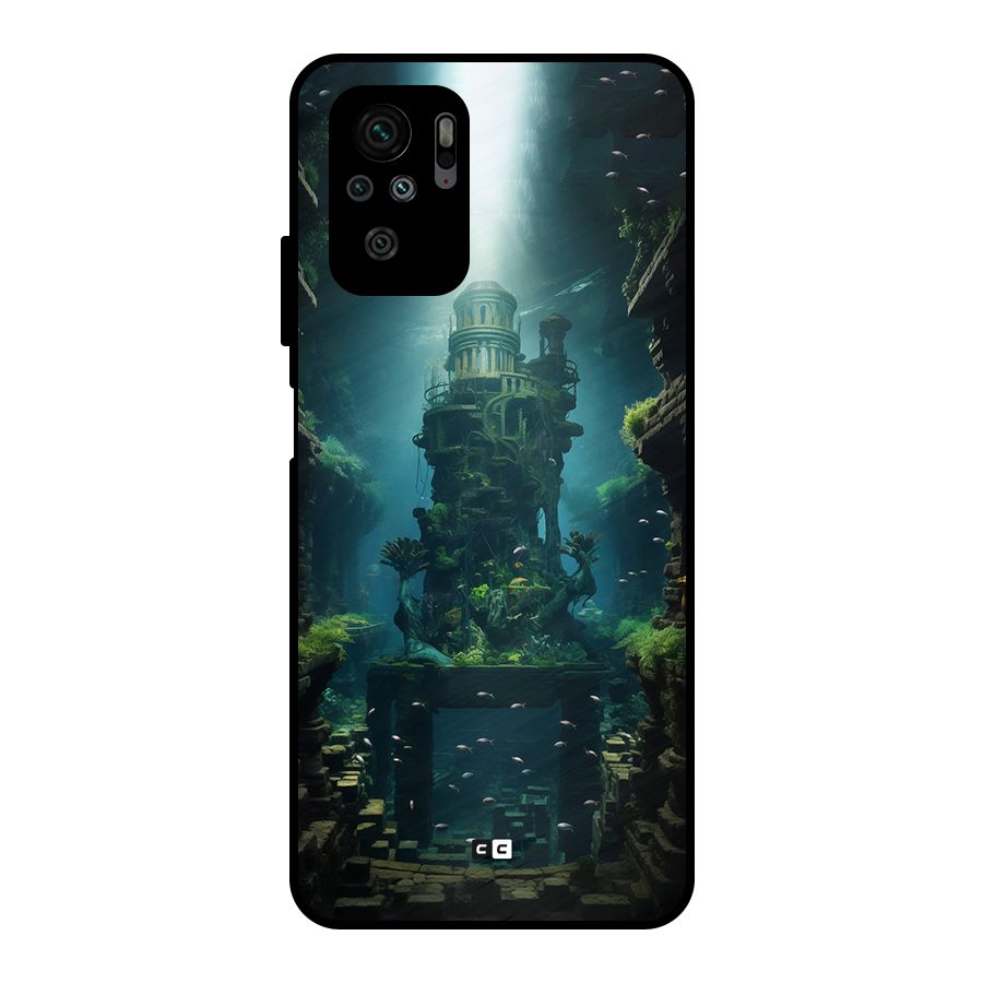 World Under Water Metal Back Case for Redmi Note 10