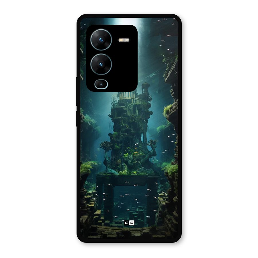World Under Water Metal Back Case for Vivo V25 Pro
