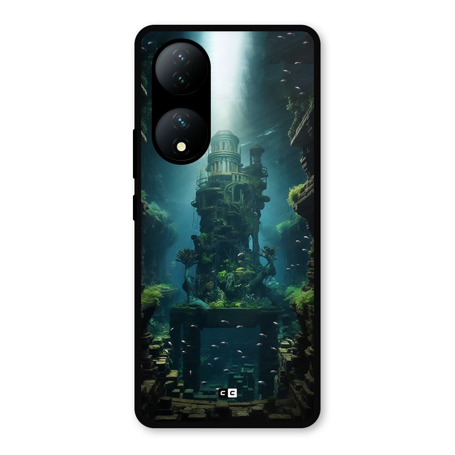World Under Water Metal Back Case for Vivo Y100