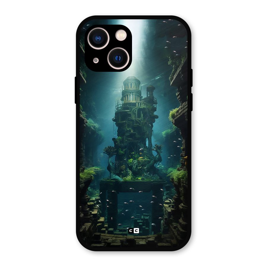 World Under Water Metal Back Case for iPhone 13