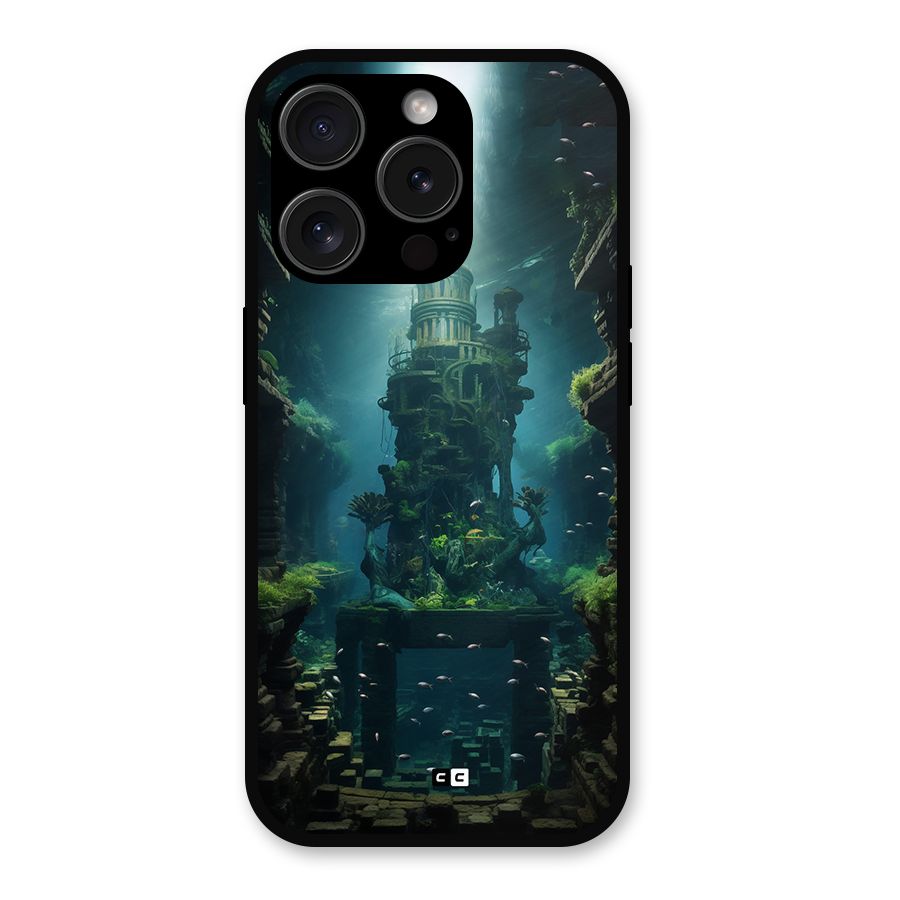 World Under Water Metal Back Case for iPhone 15 Pro