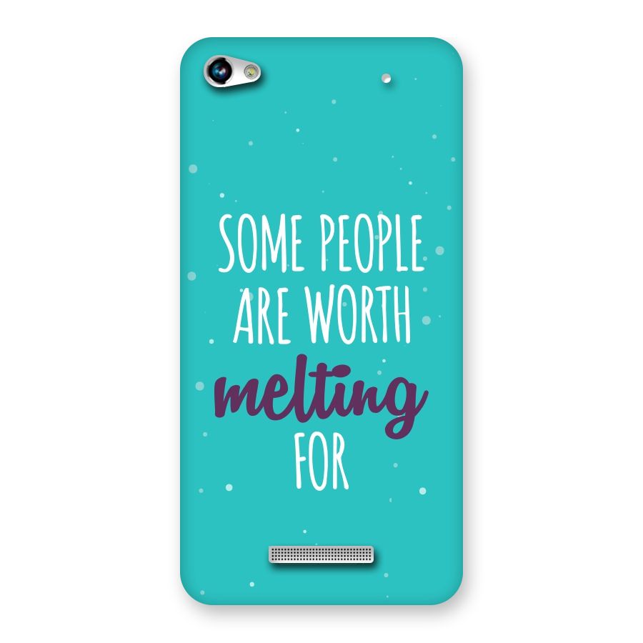 Worth Melting For Back Case for Micromax Hue 2