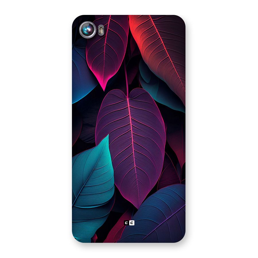Wow Leaves Back Case for Canvas Fire 4 (A107)