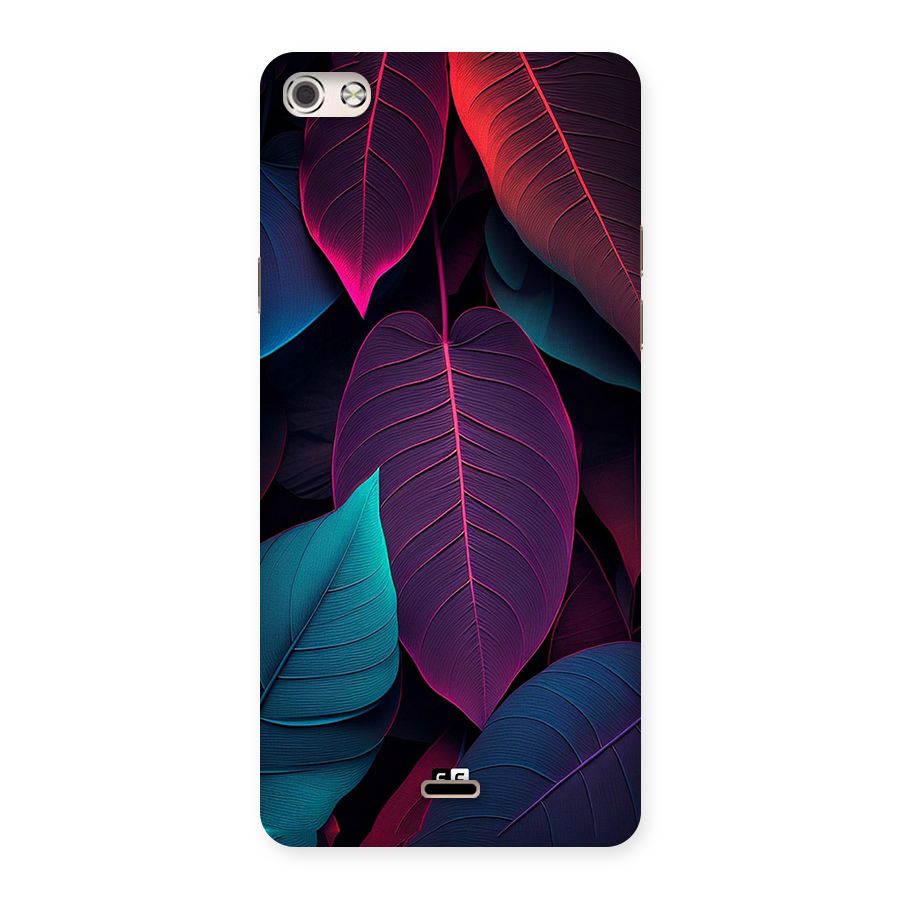 Wow Leaves Back Case for Canvas Silver 5