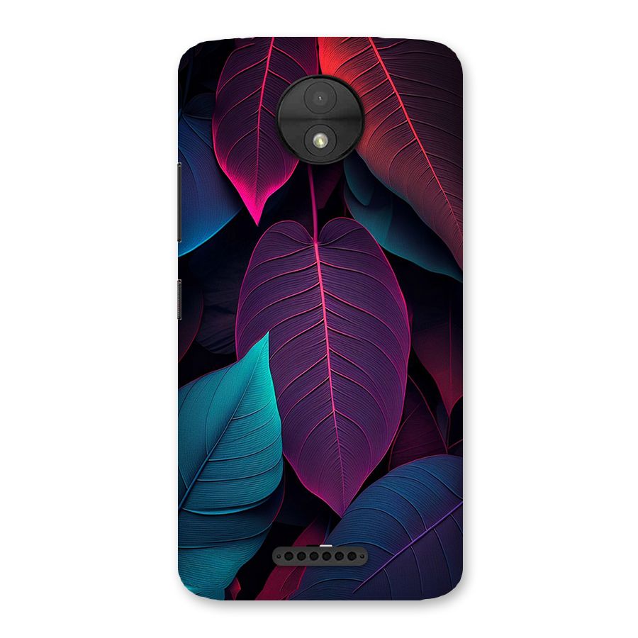 Wow Leaves Back Case for Moto C