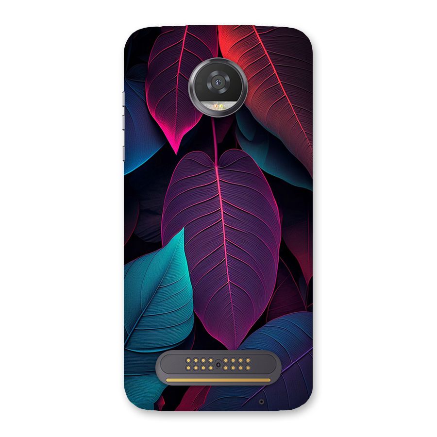 Wow Leaves Back Case for Moto Z2 Play