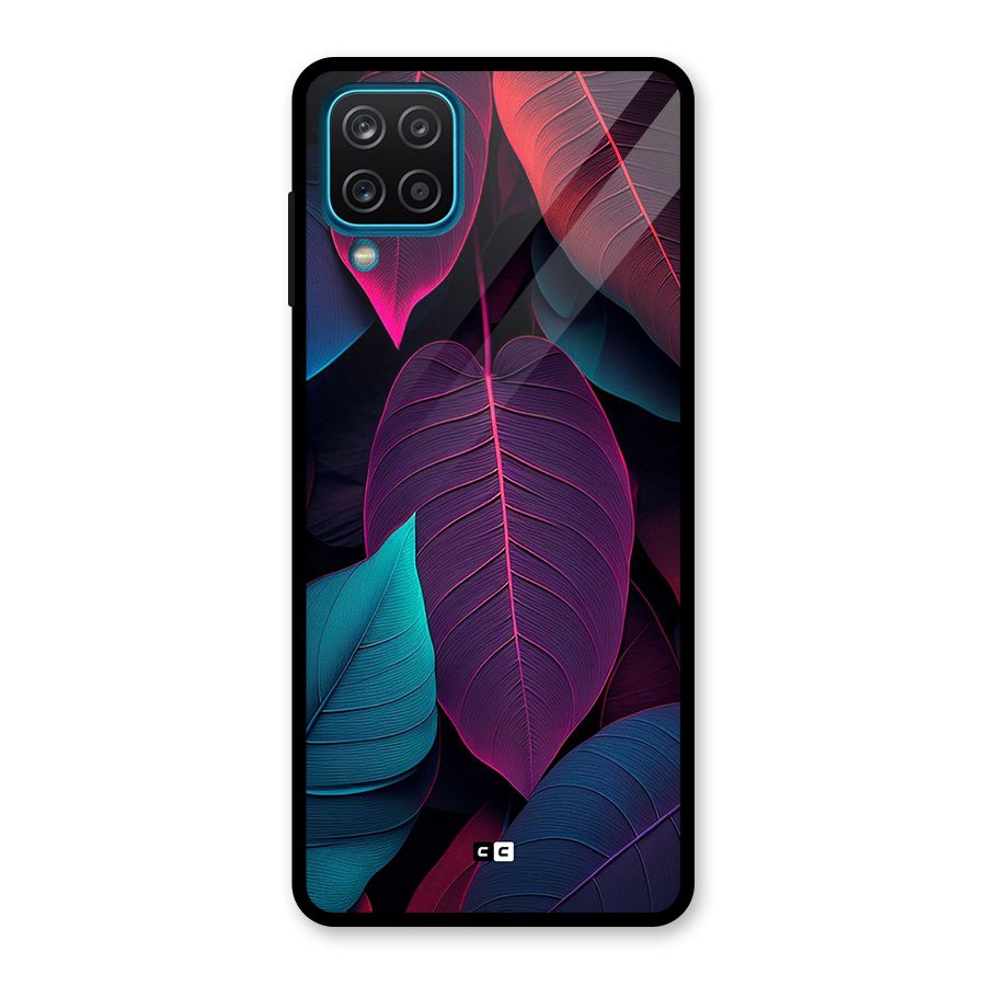 Wow Leaves Glass Back Case for Galaxy A12