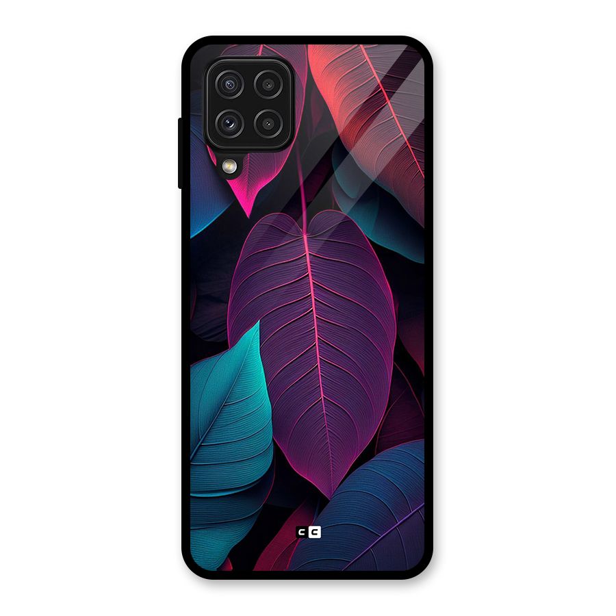 Wow Leaves Glass Back Case for Galaxy A22 4G