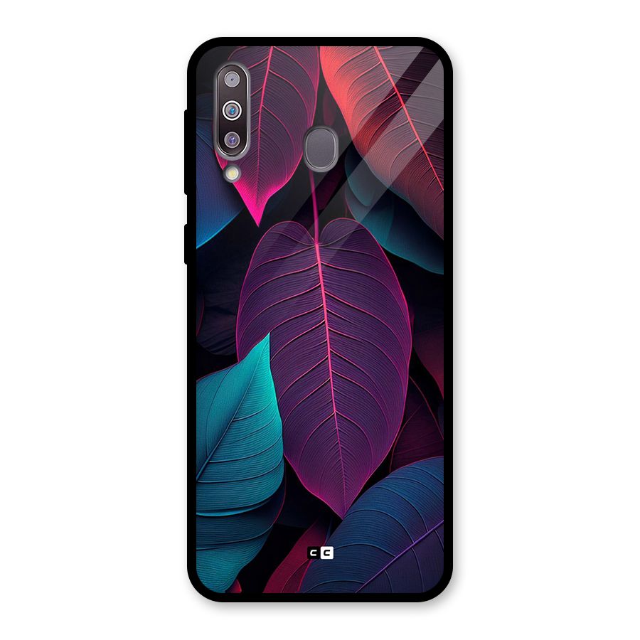 Wow Leaves Glass Back Case for Galaxy M30