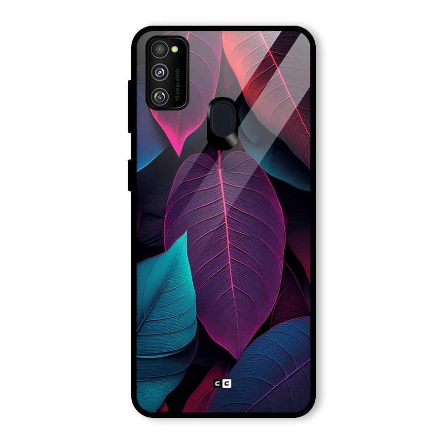 Wow Leaves Glass Back Case for Galaxy M30s