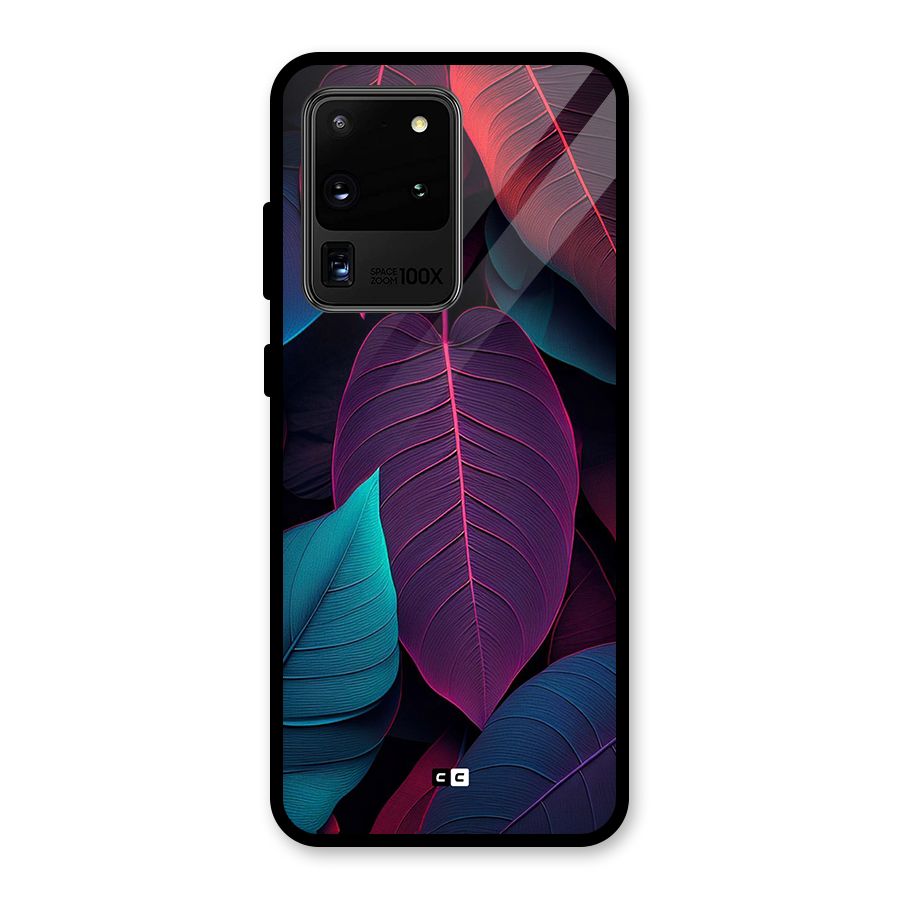 Wow Leaves Glass Back Case for Galaxy S20 Ultra