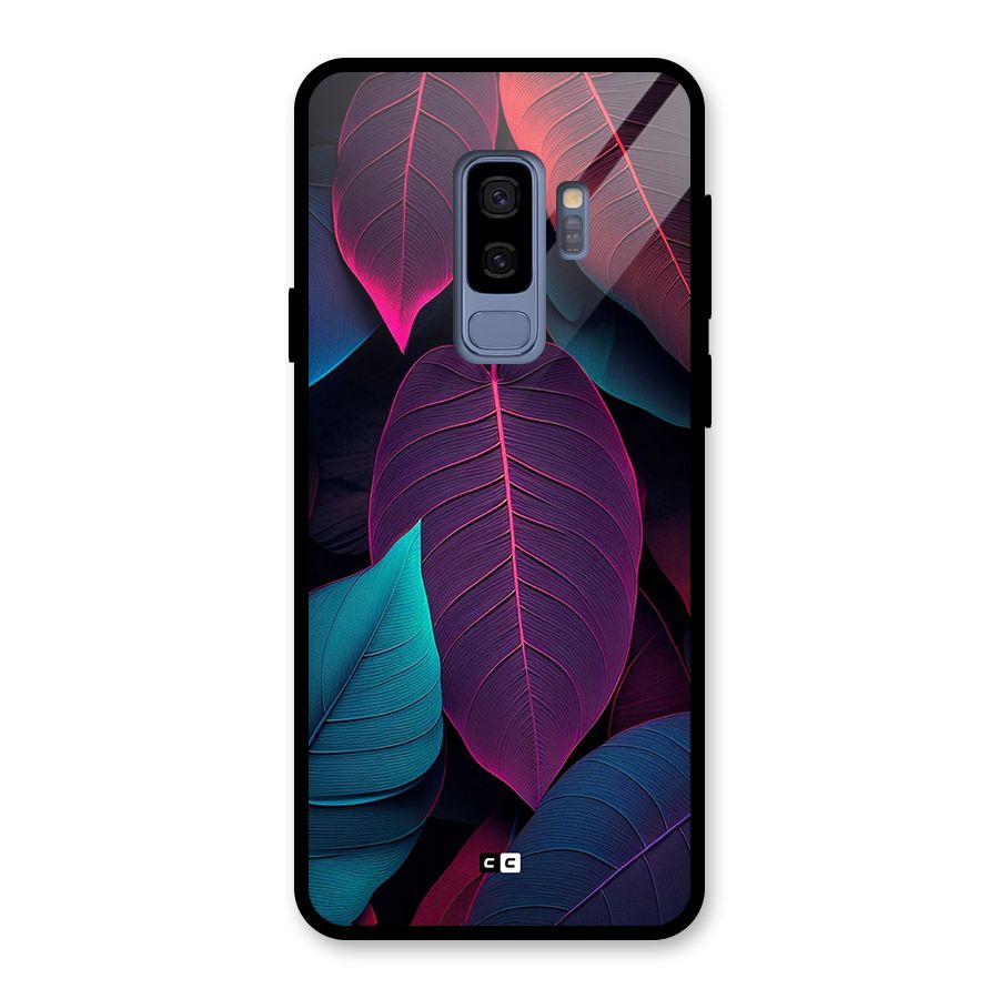Wow Leaves Glass Back Case for Galaxy S9 Plus