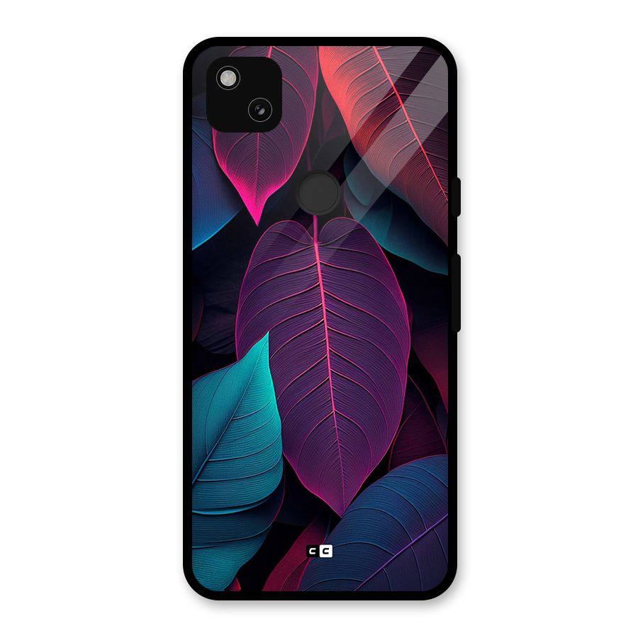 Wow Leaves Glass Back Case for Google Pixel 4a