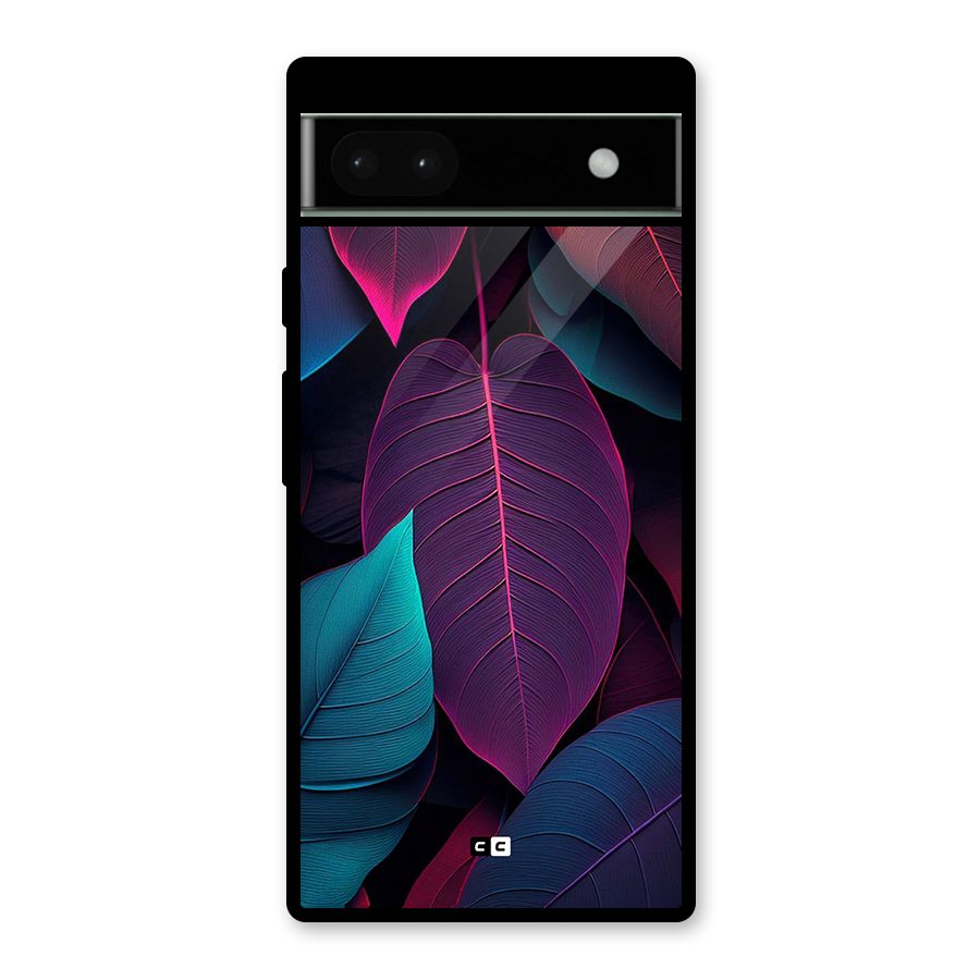 Wow Leaves Glass Back Case for Google Pixel 6a