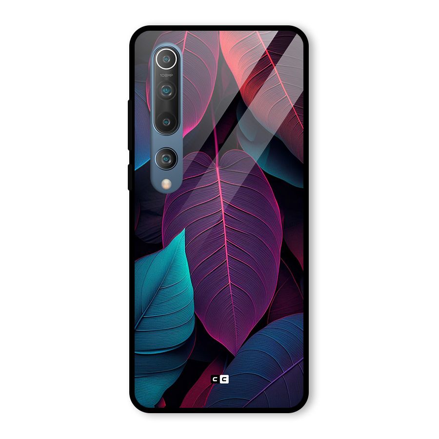 Wow Leaves Glass Back Case for Mi 10