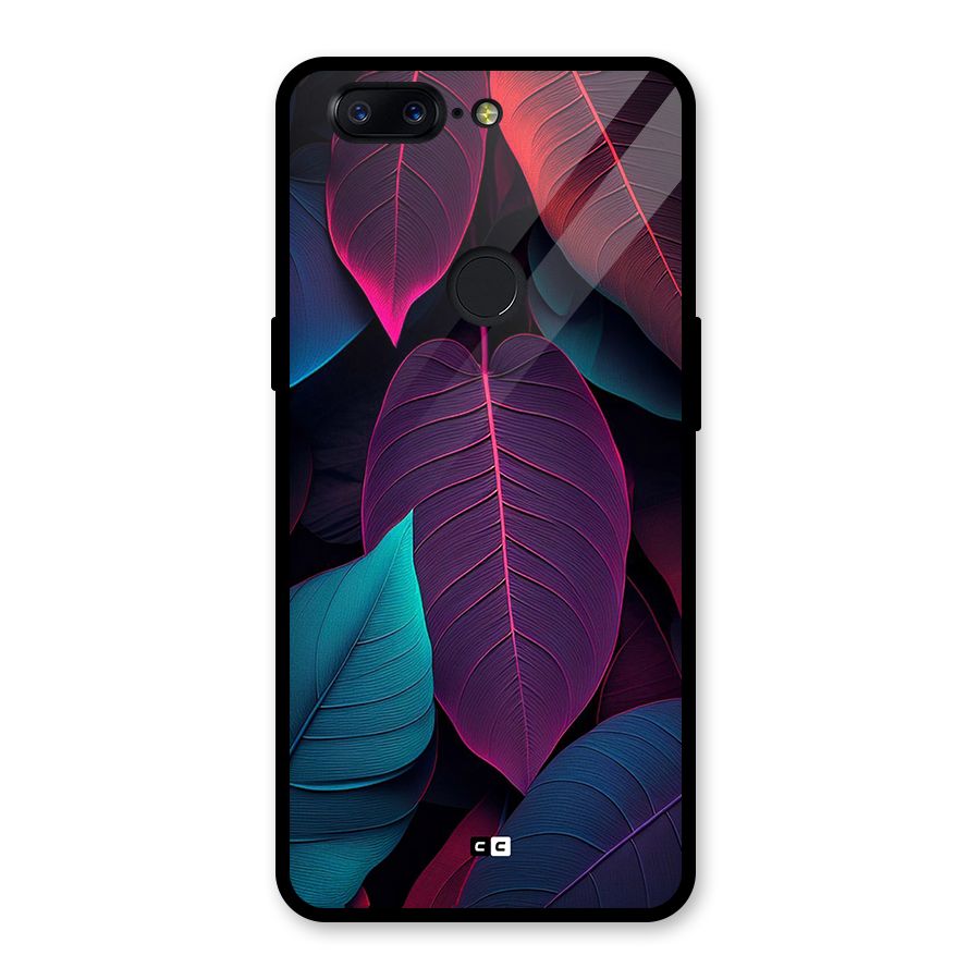 Wow Leaves Glass Back Case for OnePlus 5T