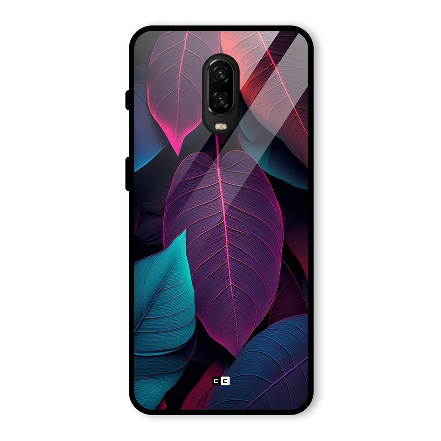 Wow Leaves Glass Back Case for OnePlus 6T
