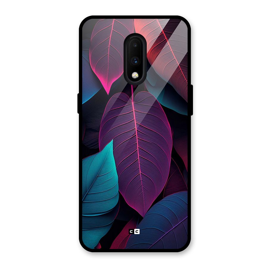 Wow Leaves Glass Back Case for OnePlus 7