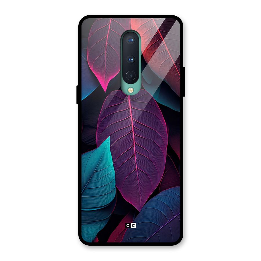 Wow Leaves Glass Back Case for OnePlus 8