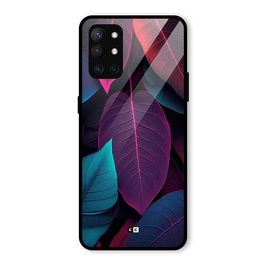 Wow Leaves Glass Back Case for OnePlus 9R