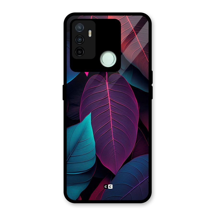 Wow Leaves Glass Back Case for Oppo A53