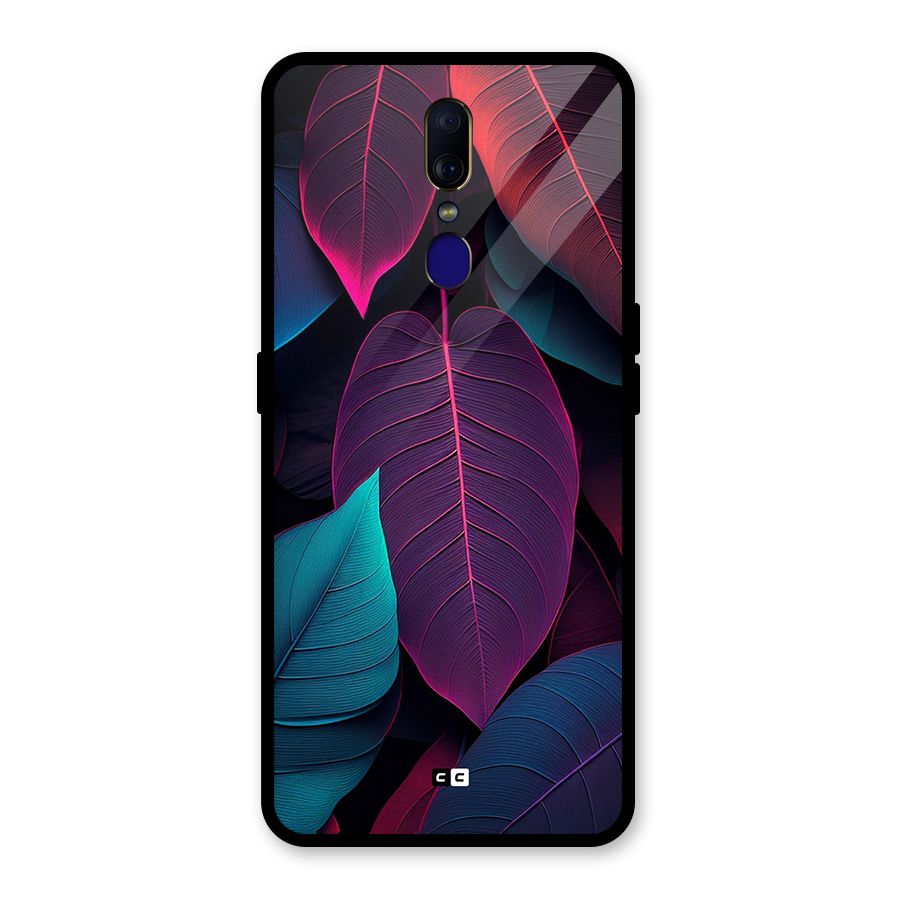 Wow Leaves Glass Back Case for Oppo F11